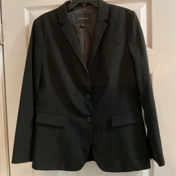 Banana Republic Blazer, Women’s 12P, Black - Picture 1 of 5